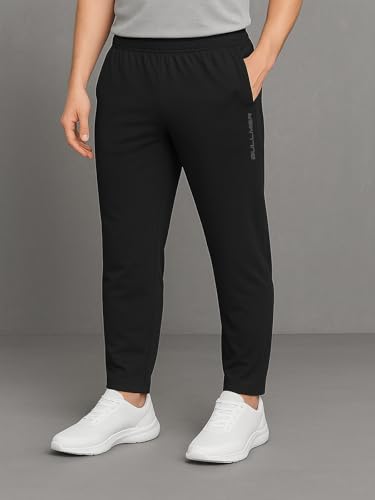 Image of BULLMER Trendy Solid Cotton Blend Regular Fit Trackpant for Men | Mid-Rise Trackpant for Men - Pack of 3