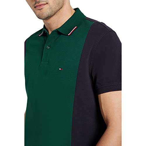 Image of Tommy Hilfiger Solid Cotton Regular Fit Men's T-Shirt