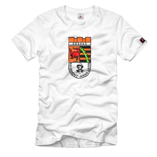 T-shirt avec blason de l'armée nationale NVA unité communiste blanc 3XL