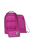 Satch pack set ab 5. Klasse ergonomisch 30L Stauraum standfest Organisationstalent Fearless Pink - Pink