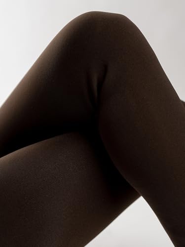Image of Theater Fur Opaque Stockings for Women | Fleece Lined Free Size Full Length Stretchable and Warm Tights with Soft Comfortable Waistband