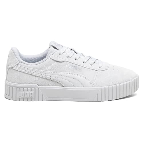 Image of PUMA Womens Carina 2.0 Sd Lace Up Sneakers Shoes Casual - Grey - Size 9 M
