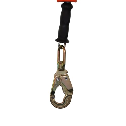 Image of Malta Dynamics Hybrid Hog Self Retracting Lifeline 20' Fall Protection Yoyo | Class 1 Retractable Fall Protection Lanyard with Quick-Action Brake, OSHA and ANSI Compliant Safety Lanyard and Fall Arrestor