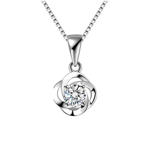 Collier trèfle argent sterling hypoallergénique anti-ternissement