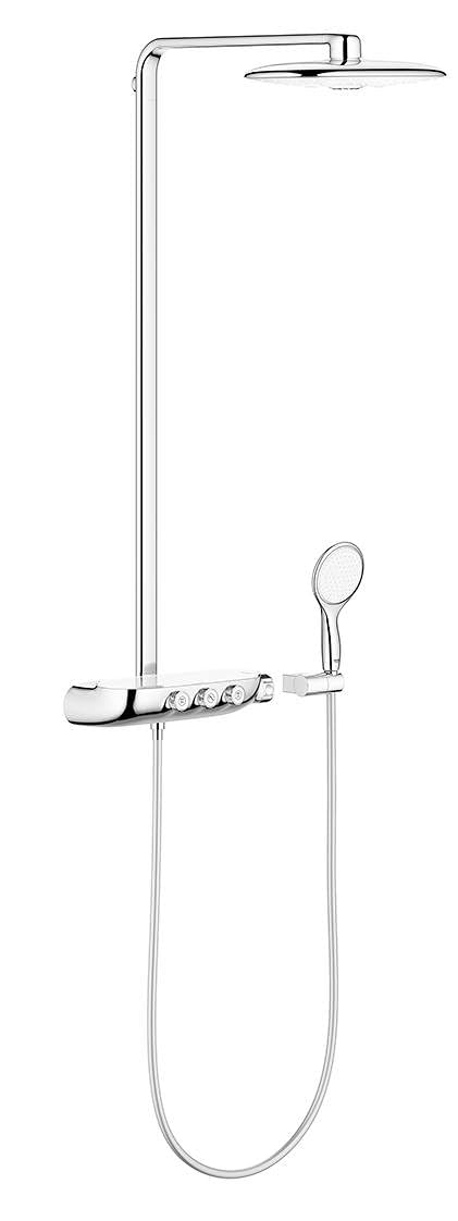 Grohe 26250LS0 Sistema Doccia con Miscelatore Termostatico, Bianco