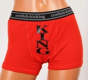 Amazon ギフト プレゼントに おもしろフレーズがインパクト メンズボクサーパンツ漢の美 King Lサイズ ボクサー 通販