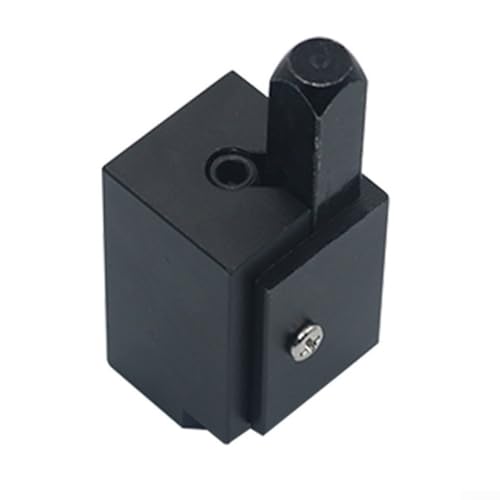 Gdfnmogo Woodworking Right Angle Corner Chisel for Squaring Hinge and Door Lock Recesses, Spring Loaded Mortising Tool for 90 Degree Inside Corners, Cabinet(Black)