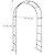 1. GO Steel Garden Arch, 7'8" High x 4'5" Wide, Garden Arbor for Various Climbing Plant, Outdoor Garden Lawn Backyard