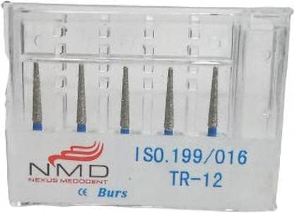 DENTAL TOOL Diamond Burs (1Pk/5Pcs) (TR-12)