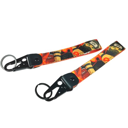 Image of 1Pack Anime Keychian,Japanese Culture Motorcycle & Auto Key Tags Jet Tag for Car Scooter Keys (AK-5-24-C)