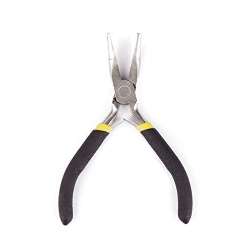 Isheeny Elbow Stainless Steel Hair Extension Pliers Multipurpose Hair Extension Tools Pliers Microlink Tool Micro Extension Pliers for Micro Nano Ring Hair Extensions Opener and Removal Tool