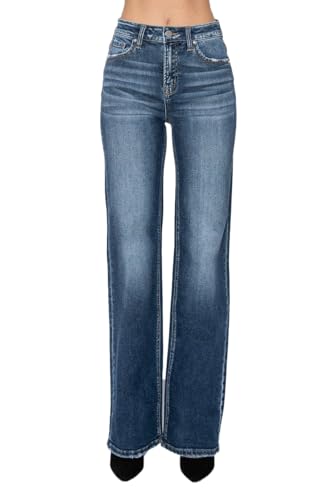 SALT TREE Risen Jeans - High Rise Straight Jeans - RDP5784
