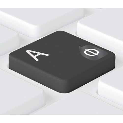 Letras Adhesivas Rusas para Teclado [Blanco - 5x6mm] Etiquetas Adhesivas Rusas para teclados