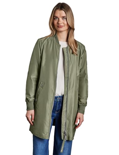 STREET ONE Damen A202054 Langer Blouson, Summer Khaki, 40