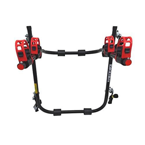 Suporte para bike Transbike 2 bicicletas POP Preto tira Vermelha Sedan Hatch MTB Speed