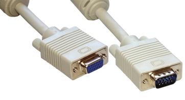 MCL MC341B-25M cavo VGA VGA (D-Sub) Bianco