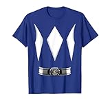 Power Rangers Halloween Blue Ranger Costume T-Shirt