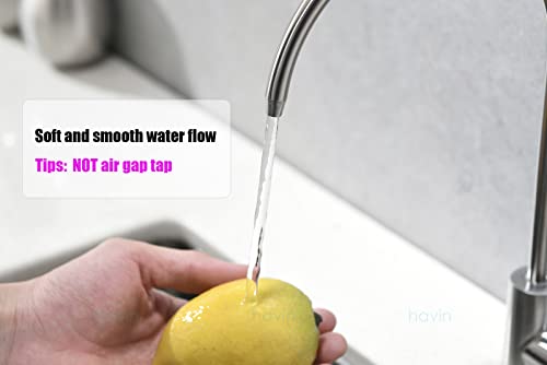 Havin Non-Air Gap Filter Tap,Sink Faucet, Drinking Water Faucet, Beverage Faucet,Reverse Osmosis Faucet,Ro Faucet, Kitchen Water Purifier Faucetfor Water Filtration System(Brushed Polished) #TOP5