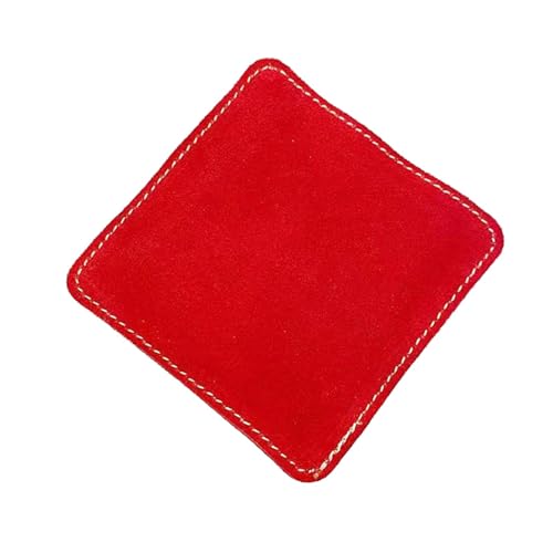 Vaveren Billiard Cue Towel Billiards Accessories Water Absorption PU Lightweight Cleaning Wiping Cloth Portable Snooker Club Towel, Red