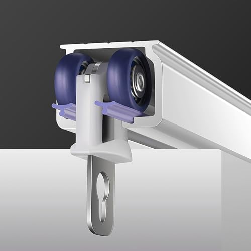 Ceiling Track Kit With Hooks & Silent Wheels, 5ft To 32ft Extra Long Curtain Tracks Rods System, Straight Heavy Duty Sliding Curtain Rod for Shared Bedrooms/ Office Space ( Color : Ceiling Mounted , S