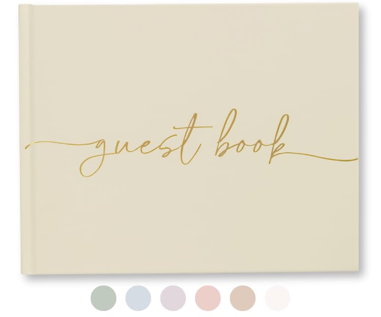 Lamare Wedding Guest Book – Polaroid Guest Book for Wedding Reception, Baby Shower, Birthday, Bridal Shower and Special Event Guestbook – A Stylish Sign in Book for Party - Blank Page
