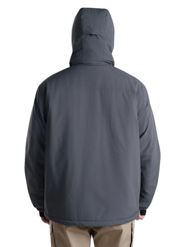 Image of Men's Winter Coats,Water Resistant Warm Insulated Hooded Parka Jacket with Fleece Lined