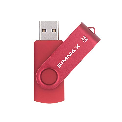 USB Flash Drives 5 Pack 32GB Memory Stick Swivel Design USB 2.0 Flash Drive Thumb Drive Zip Drives (32GB Blue Green Black Red Purple) - Image 6