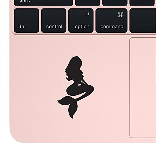 Image of Beautiful Mermaid 1 (Black) (Set Of 2) Premium Waterproof Vinyl Decal Stickers For Laptop Phone Accessory Helmet Car Window Bumper Mug Tuber Cup Door Wall Decoration