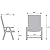KETTLER Sieger Resin Folding Chair Anthracite Gray