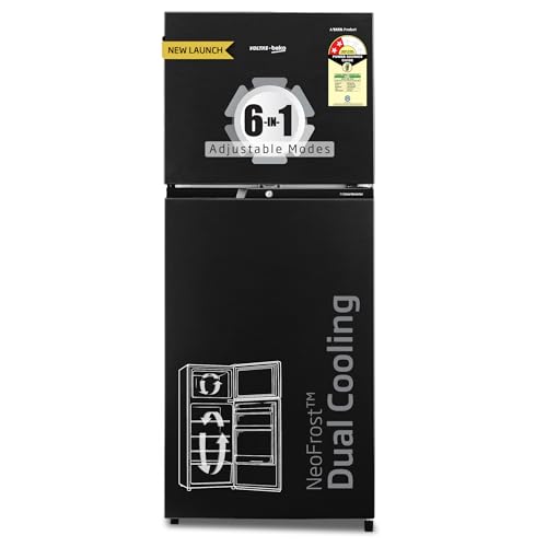 Voltas Beko, A Tata Product 283 L, 2 Star, 6-in-1 Adjustable Fros...