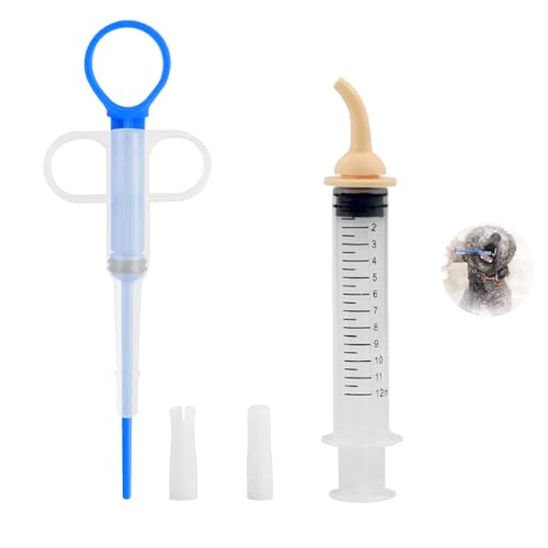 Kelain ペット シリンジ 注射器型スポイト 犬 猫 投薬補助 介護 老犬 老猫 液体 薬 錠剤 ミルク 給餌 食品級シリコン 15cm 繰り返し使用 安全設計