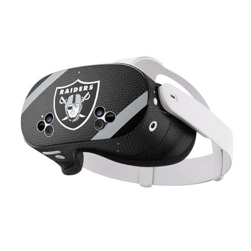 Skin Meta Quest 3S NFL Las Vegas Raiders Head Case Designs Autocollant Vinyle