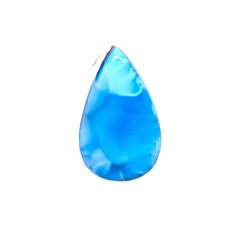Larimar cabochon en vrac gemme naturelle 33x20x6mm fabrication de bijoux DIY