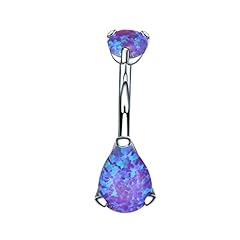 Teardrop Dark Purple Opal