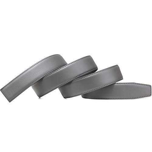 Image of Founders & C Mens Leather Ratchet Belt Strap Only 1 3 /8 inch Without Buckle,Replacement Strap Suitable for 40MM Slide Buckle