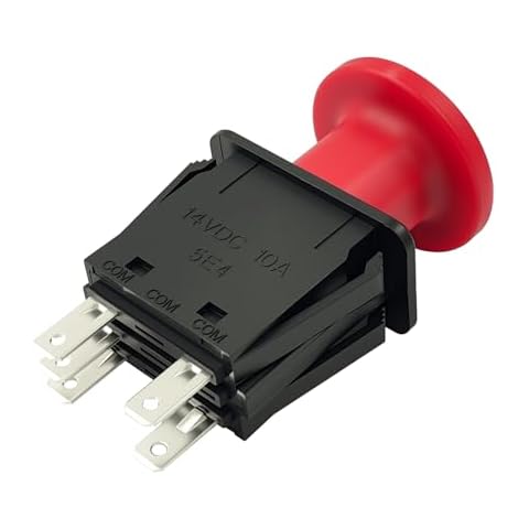 01545600 Mower Clutch PTO Switch, 5 Terminals, Upgrade Blade Clutch Switch Fit for Gravely/Ariens/ProMaster PM100 EZR 1540 1542 1648 1740 1742 1842 2048 Series Cover