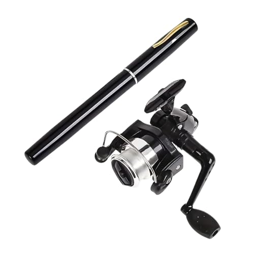 SylvanFlux Compact Telescopic Mini Pen Fishing Rod & Reel Combo –...
