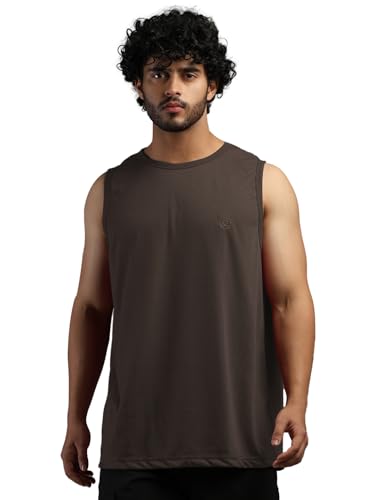Image of CHKOKKO Sleeveless T Shirts Gym Vest for Men Workout Solid Premium Cotton Blend Tank Top for Man Running Vest Sando Gym Wear Lightweight Breathable Casual Summer Wear Boys