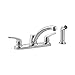 American Standard 7074501.002 Colony Pro Two-Handle Low-Arc Kitchen Faucet with Sray in Polished Chrome