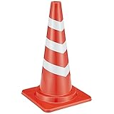 トラスコ中山(TRUSCO) カットスコッチコーン40φ レッド 幅380×高さ660mm TSC4CR