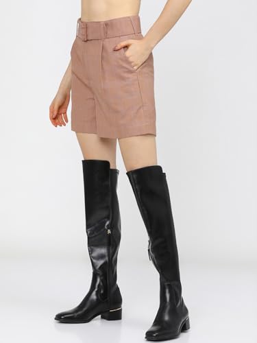 Image of Tokyo Talkies Women's Regular Fit Regular Shorts | Stretchable Shorts