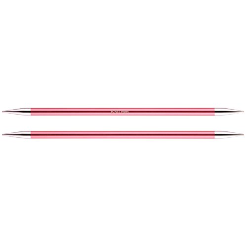 KnitPro Nova Aiguilles Tricoter Zing Double Extrémité, en Aluminium, Multicolore, 20 cm x 6.50 mm, Jeux de Cinq Cover