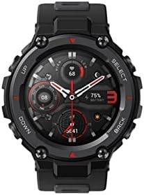 HIONRE Smart Watch GPS Outdoor Smartwatch Waterproof 18-Day Battery Life 390mAh Smart Watch for Android iOS Phone Electronic Digital (Color : Meteorite Black, Size : T Rex Pro)