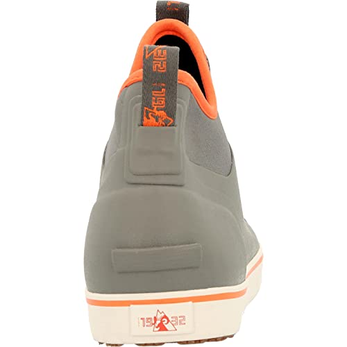 Image of ROCKY Dry-Strike Waterproof Gray & Orange Deck Boot