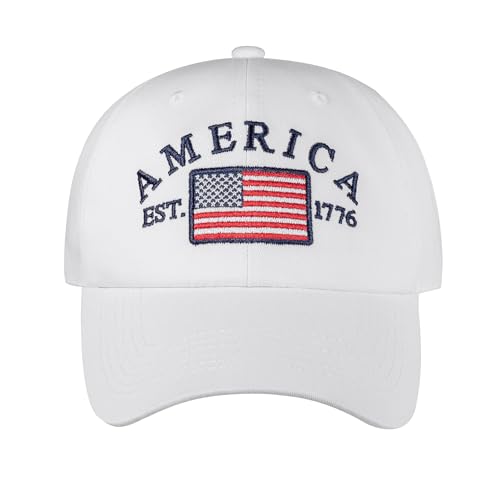 Image of IIN American Flag Baseball Cap for Men Women Low Profile USA Army Tactical Operator Military Plain Dad Hat