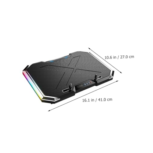 Base para portátil ARTIBETTER con ventilador RGB ajustable miniatura 2