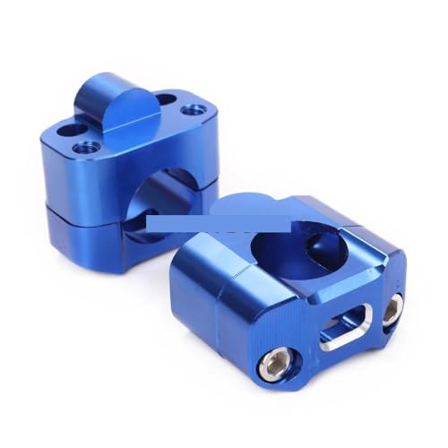 Rehausseurs de Guidon 22mm 28mm Moto Pontets de Serrage Réglables Aluminium CNC