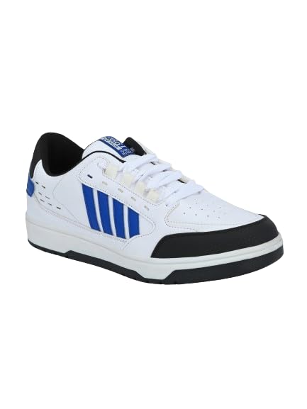 Spykar ASA Men White-Blue Smart Casual Lace Up Sneaker | 10 UK (B0CY4ZJRJP) Amazon Price History, Amazon Price Tracker