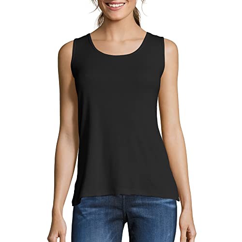 Hanes Women's Shirts, Women's Mini-Ribbed Cotton Tank Tops