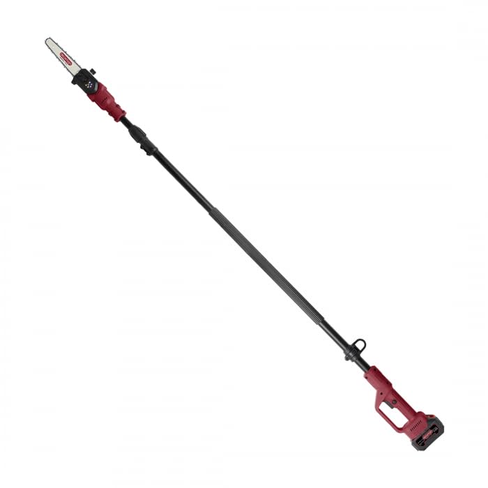 Archman PE04AT Svettatoio Sega ad Asta Telescopica/Potatore a Catena a Batteria, Lunghezza Massima di 2,7 m, Lama da 20 cm, 2 Batterie da 21v 4.0ah,Ultra leggero peso 2,9 kg,Motore Brushless 800watt